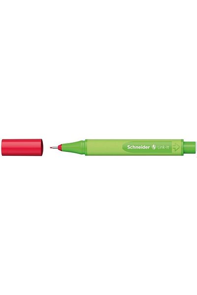 SCHNEIDER Red Link-it Fiber Pen - 0.4 Mm, Nib, 191202