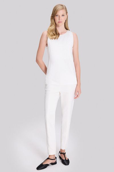 Naramaxx Round Neck Stone Detailed Knitted Blouse