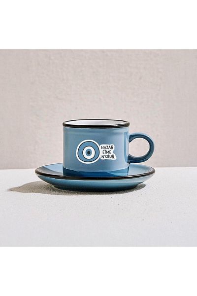 Paşabahçe Evil Eye Nolur Jerk Coffee Set 90Cc, Single 2 Pieces