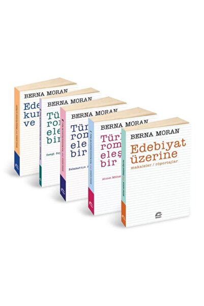 İletişim Yayınları Berna Moran Seti - 5 Kitap Takım