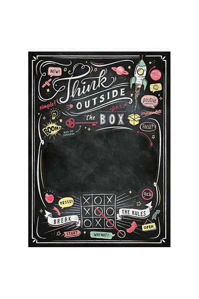 CLEMENTONI Blackboard Adult Puzzle - Think Outside the Box - 1000 Pieces