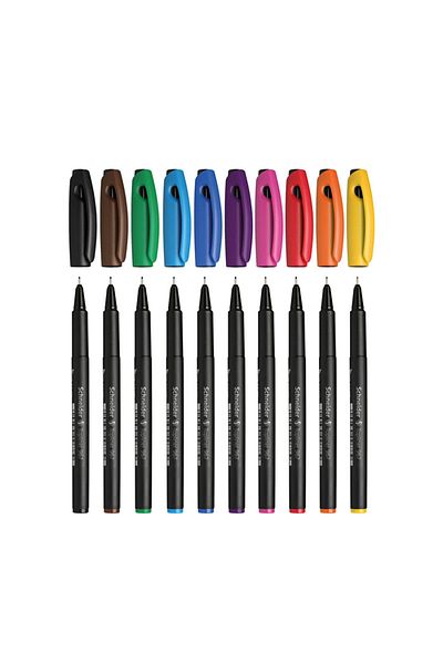 KARAKUŞ OYUNCAK Schneider Topliner 967 - 10-piece 0.4 Mm Felted Pen
