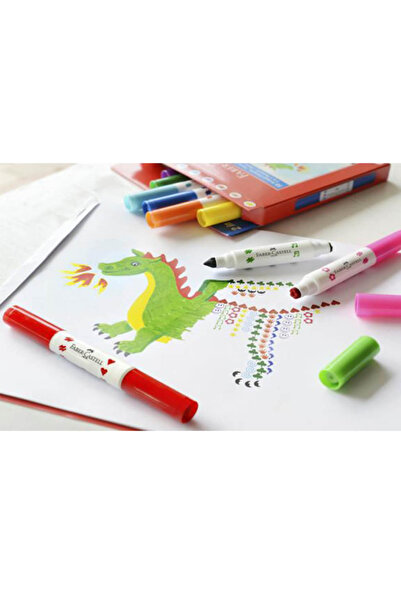 Faber Castell 10-Piece Jumbo Felt Pen - 2in1155170