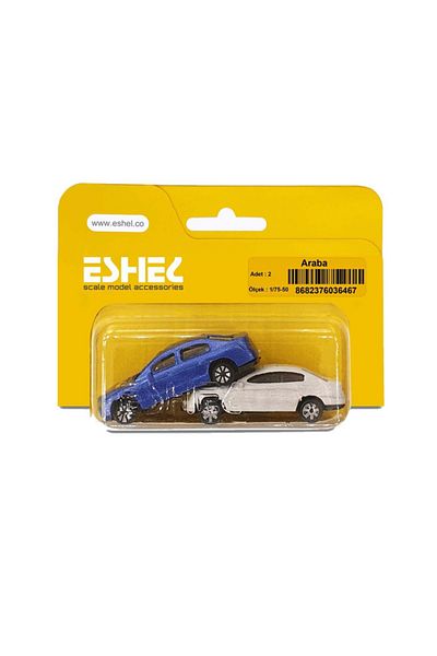 Eshel 1/75 Car Model - Pack of 2