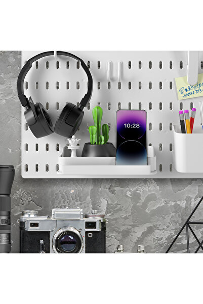 SMİLESEPET ÇOK AMAÇLI ORGANİZATÖR PANO PARÇASI KUTU - RAF  11 X 17 CM BEYAZ