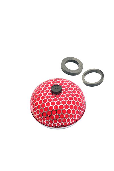 Carub Red Chrome Mushroom Type Air Filter - 2 Apparatus