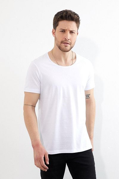Figo Ανδρικό μπλουζάκι Crew Neck Basic