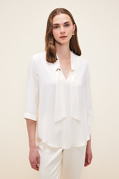 Love My Body V-Neck Blouse