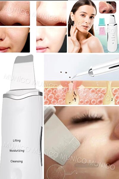 Munico Siyah Nokta Akne Temizleyici Premium Ayarlı Modlu Spatula Temizleme Ci...