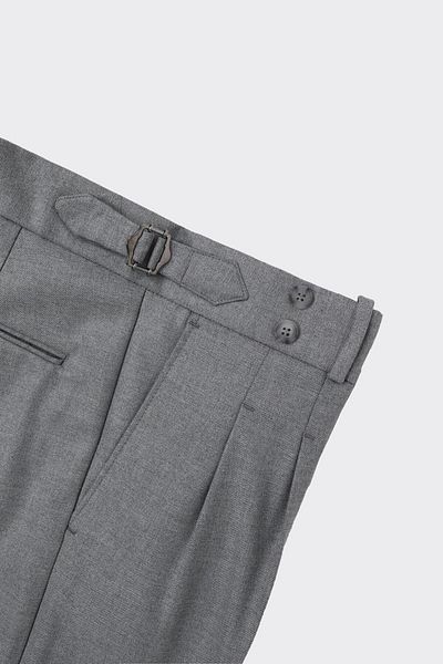 Kadir Büyükkaya Men's Trousers - Modern Double Pleated, Kaw2264W