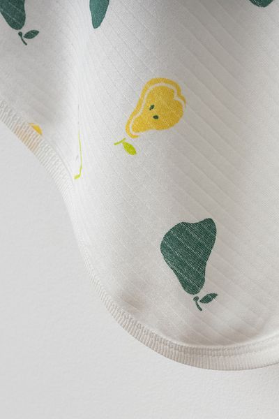 yukobaby bebeğiniz için en doğalı 80*90 cm Cotton Baby Blanket - Sweet Pear and Elmala Yj5785E