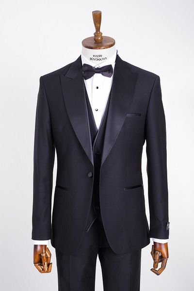 Kadir Büyükkaya Men's Tuxedo Vest Suit - Elegance and Comfort Kaw1551S