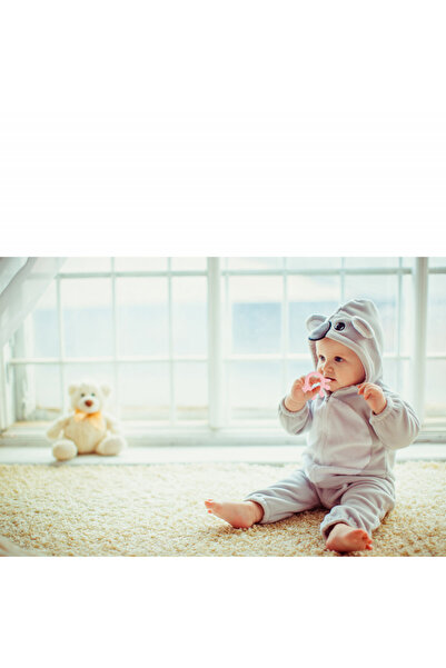 Babyjem Jucarie dentitie BabyJem Octopus, Gri