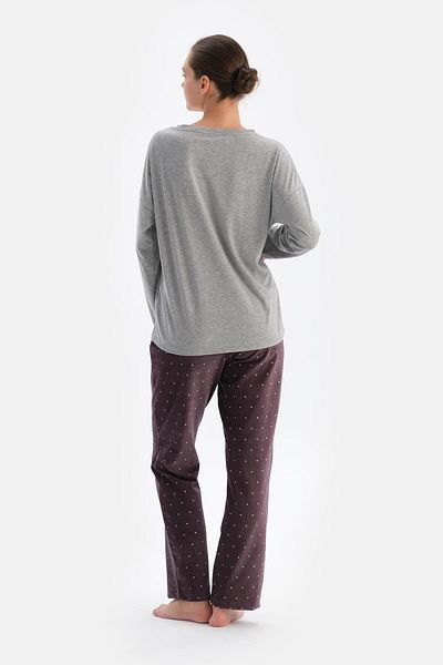 Dagi Women's Cycling Neck Pjama Top