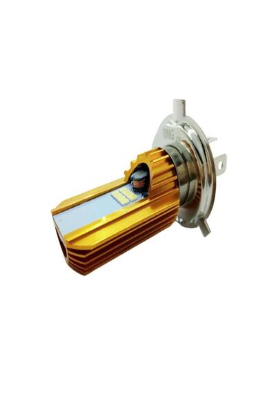 Universal 12V H4 Led Ampül 3 Tırnak 43T Çakarlı 3 Foksiyonlu