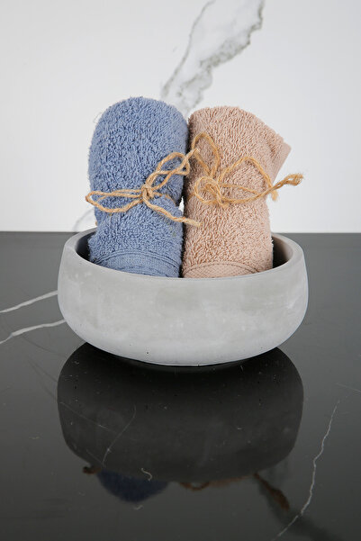 betonmall Διακοσμητικό Μπετόν - Χειροποίητο Μπολ, Βάση για Πετσέτες Organizer...