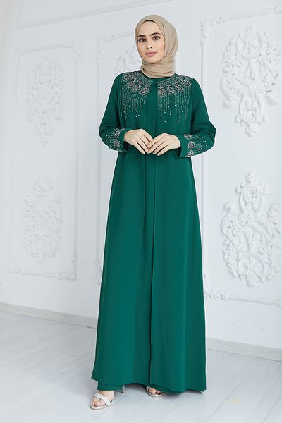 VAVİNOR Βραδινό φόρεμα Lina Plus Size - Emerald