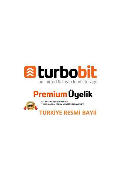 turbobit 30 Günlük Premium Plus+ Yüksek Kotalı Üyelik Kodu (Türkiye Resmi Bayii)