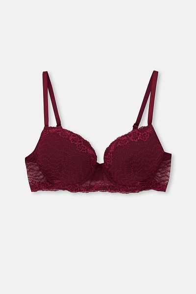 Eros Ersk1210 Burgundy Salvia Empty Cup Bra - Tk.