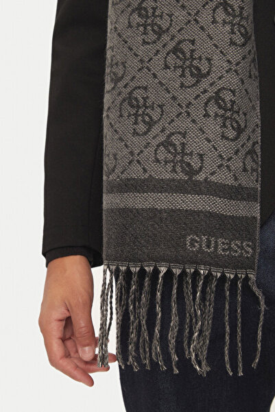 Guess Men's Mito 4g Logo Scarf - Black
