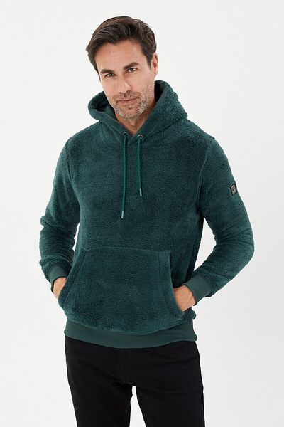Tony Montana Φούτερ με βελούδινη κουκούλα - Regular Fit SW-1067
