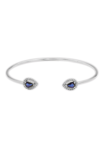 Ariş Pırlanta Damla Safir Bilezik