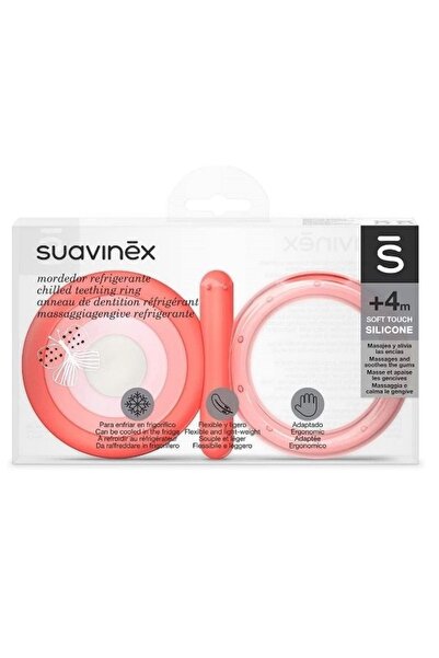 Suavinex Inel de denti?ie cu ap? Fluture, roz, Suavinex