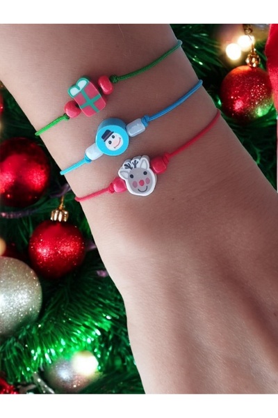 Amabel Jewelerys New Year's Figured 3-Piece Gift Bracelet