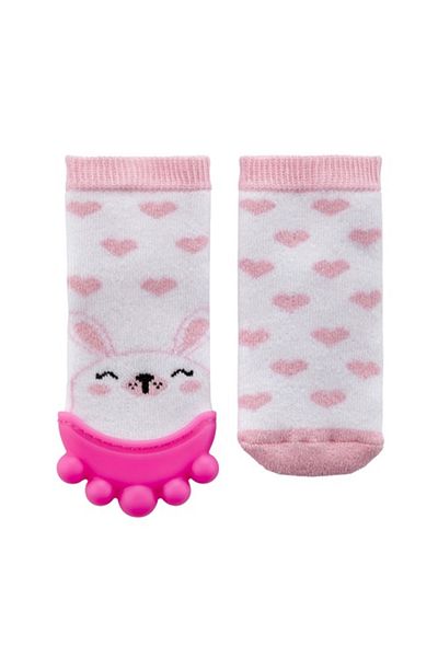 Babyjem مجموعة إكسسوارات جورب عضاضة وروز