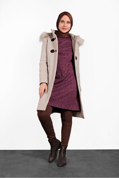 Alvina Plush Tunic with Sleeves 40398