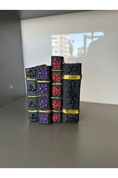 Mintigur 4'lü Kitap Dekor Biblo
