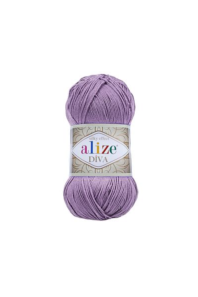 Alize Diva 622 Amigurumi Hand Knitting Floss 1Pcs Mercerized Thin String Summer Bikini Blouse Knitting String Knitting Crop