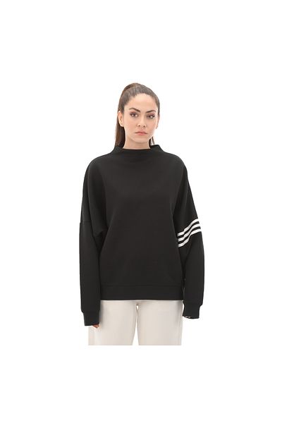 adidas Iw3430-K Neucl Ovs Black Women's Sweatshirt