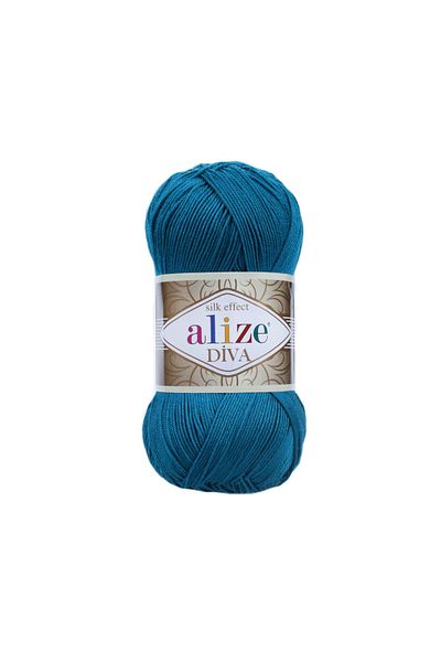 Alize Diva 646) 1 Piece Mercerized Amigurumi Hand Knit - Thin String Summer Bikini Blouse, Crop Knit String