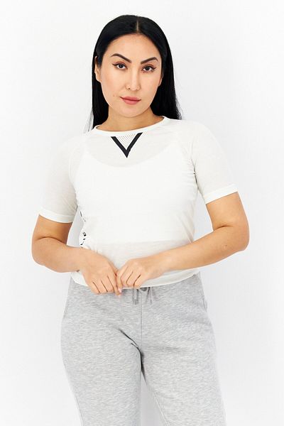 adidas X Karlie Kloss Women Sportswear Fit Short Sleeves Running T-shirt, Off White