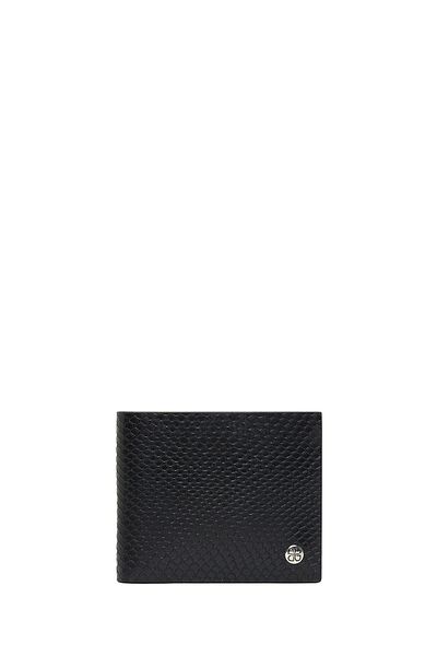 Derimod Black Leather Men's Wallet - 000a2d308326