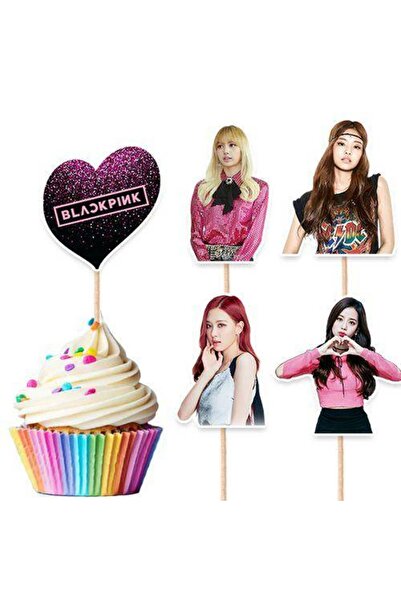 Parti Dükkanım Black Pink Şekilli Kürdan 10 Adet