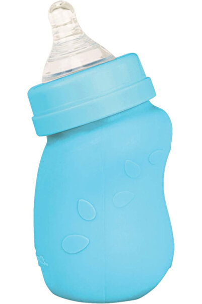 Green Sprouts Sprout Ware® Baby Bottle made from Plants and Glass-5oz-Aqua-0mo+
