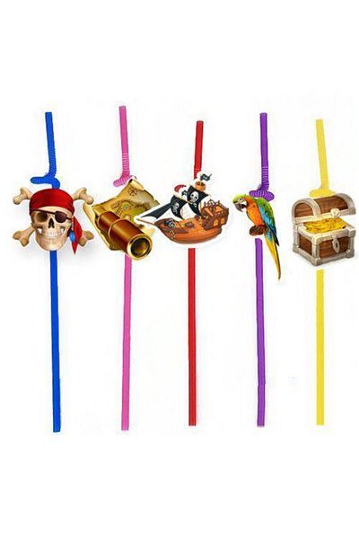 Parti Dükkanım Pirate Themed Artistic Pipette 10 Pieces