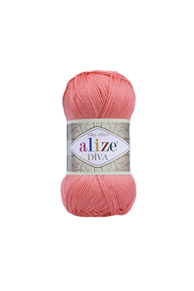 Alize Diva 619 Amigurumi Hand Knitting Floss 1Pcs Mercerized Thin String Summer Bikini Blouse Knitting String Knitting Crop