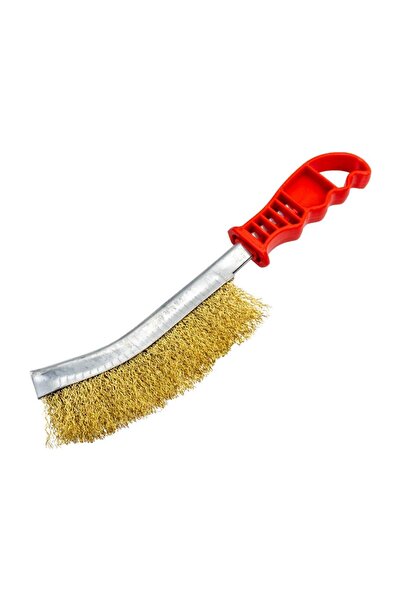 Master 505135 Çelik Telli Kıvrık Uçlu Plastik Saplı Tel Fırça