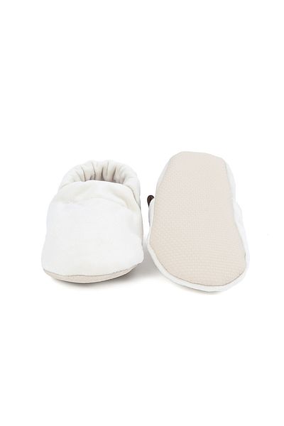 Caluu Baby Velvet Cream Baby Booties