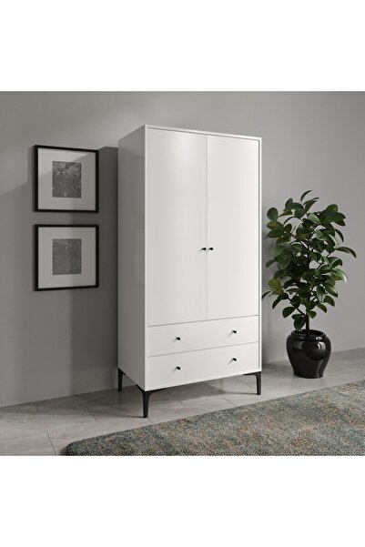 VENATTO Focus 2 Kapılı Dolap/gardırop Beyaz (%100MDF)