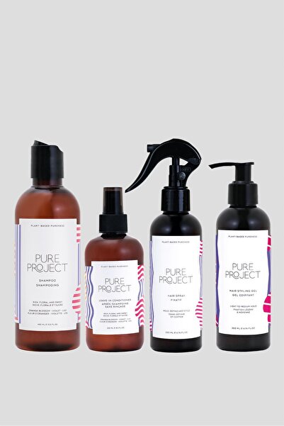 Pure Project Saç Bakım & Şekillendirme Seti - 4 Ürün Birlikte