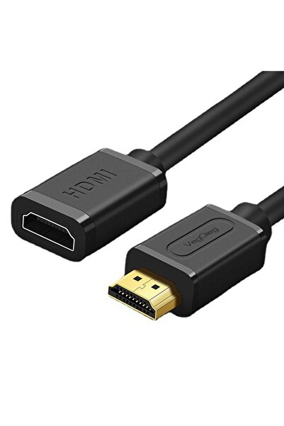 Veggieg 4K 60Hz Dişi Erkek HDMI 2.0 Uzatma Kablosu 2 Metre