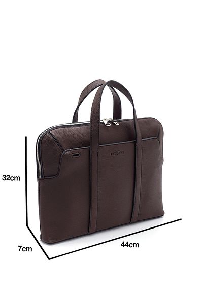 Derimod Men's Brown 21wbd3519ft Model Briefcase