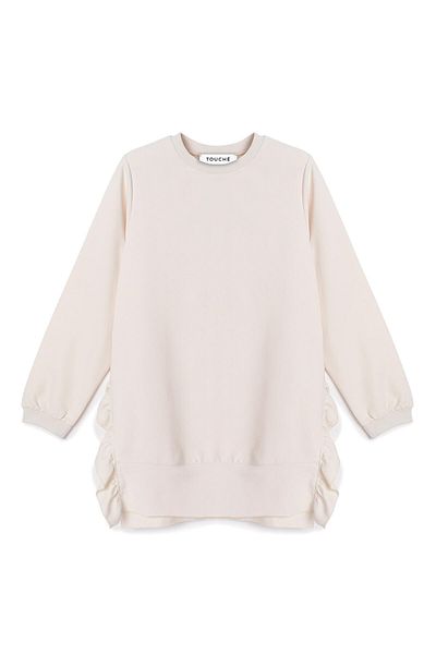 Touché Privé Frilly Crepe Tunic