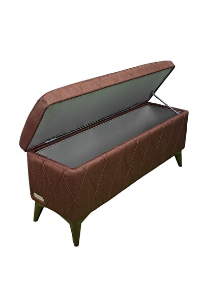 vavonni Sandıklı 120 Cm Nevrür Kapitone Puf Bench Koltuk A Kalite / 11