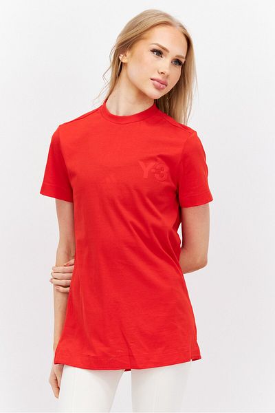 adidas Y-3 By Yohji Yamamoto Women Sportswear Fit Short Sleeve Training T-shirt, Red