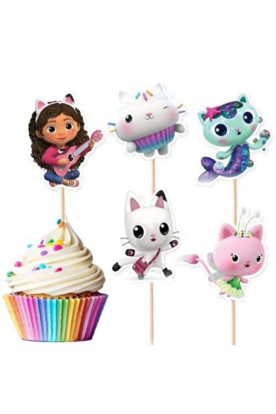 Parti Dükkanım Gabby'nin Hayal Evi Şekilli Kürdan 10 Adet